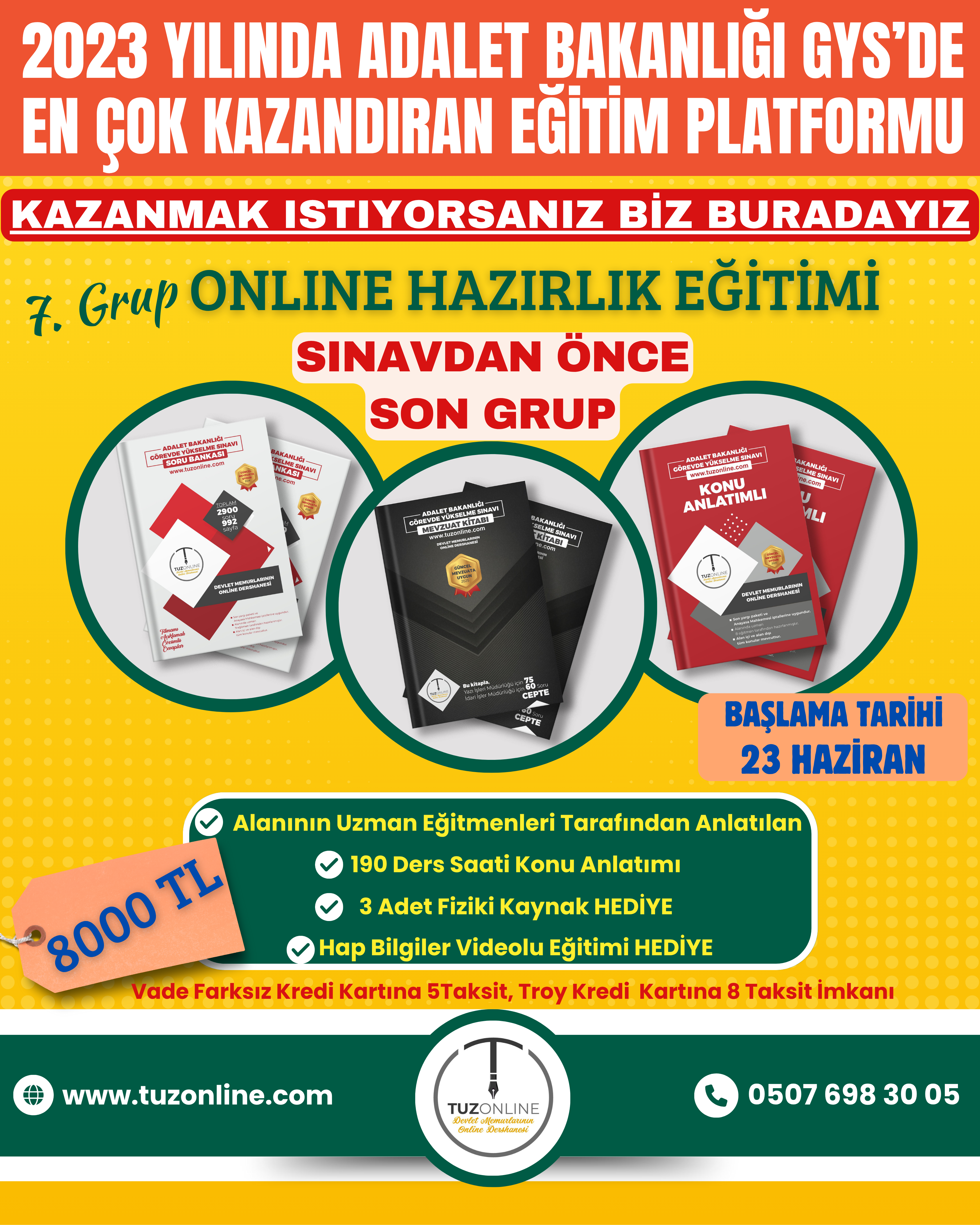 Adalet Bakanlığı GYS 3'lü Kitap Seti (7.Grup Online Eğitim Hediyeli)